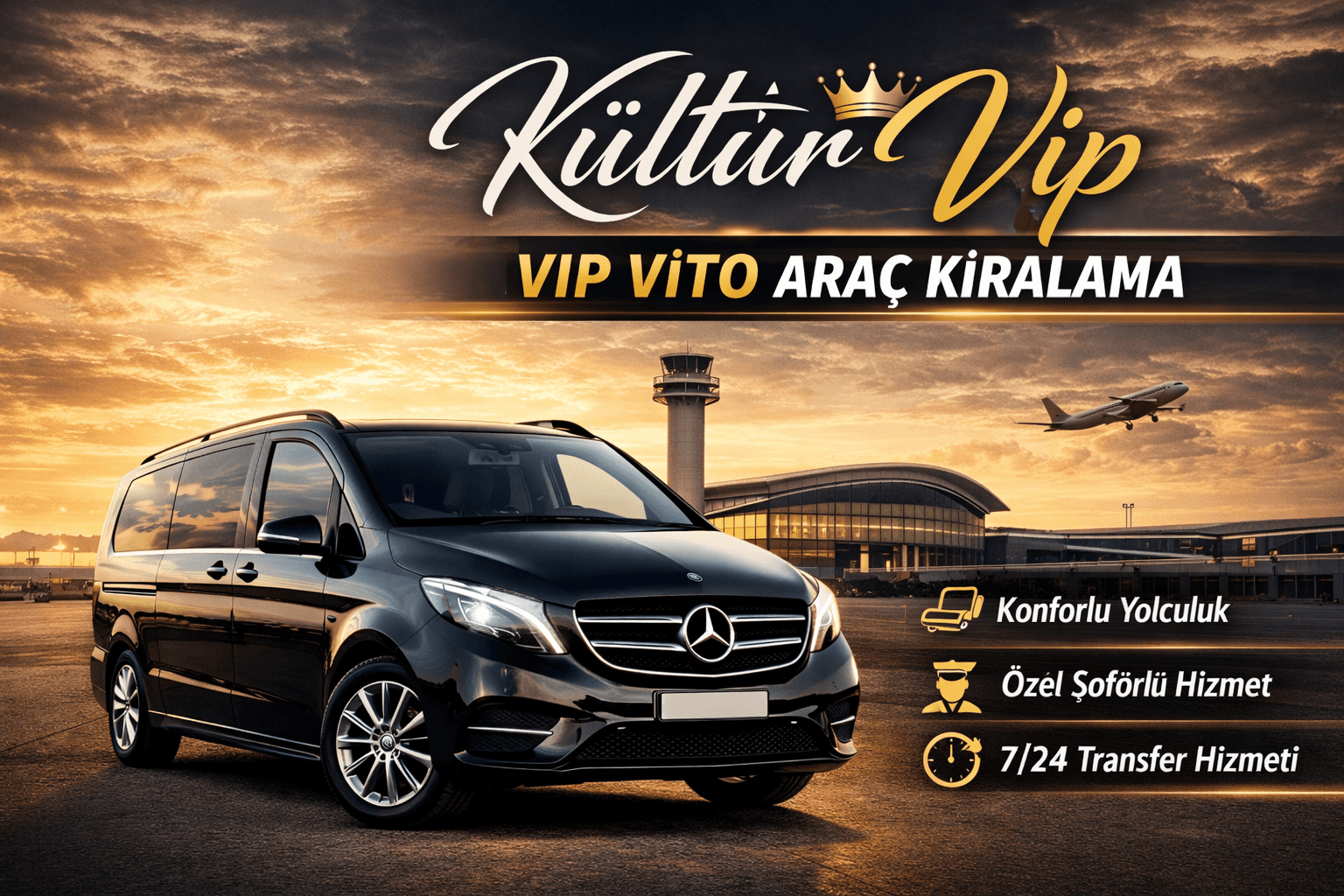 Ailece Seyahatlerde Çukurova Havalimanı VIP Araç Kiralama Avantajları